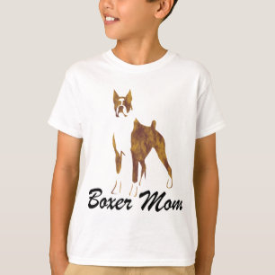 Camiseta Mamá cosechada del boxeador del oído