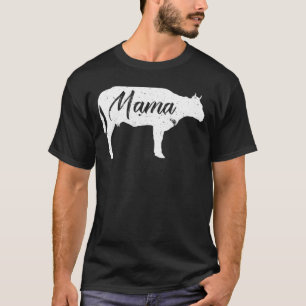 Camiseta Mama Cow Heifer Farmer Cow Cattle Country Tee