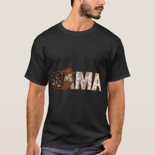 Camiseta Mama Cowboy Western Moms First Rodeo Birday
