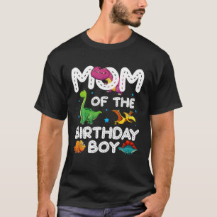 Camiseta Mamá Criada de Cumpleaños Madre Dinosaurio Fiesta