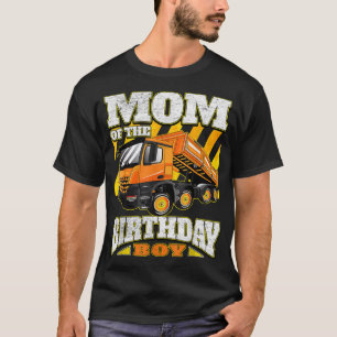 Camiseta Mamá - Cumpleaños de camión de volteo