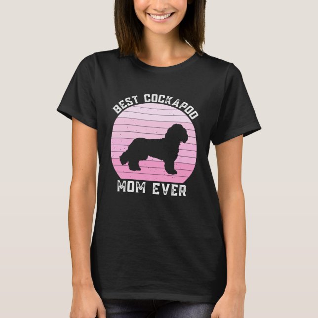 Camiseta Mamá Cute Cockapoo Para Mujeres Perro Cockapoo Mam (Anverso)
