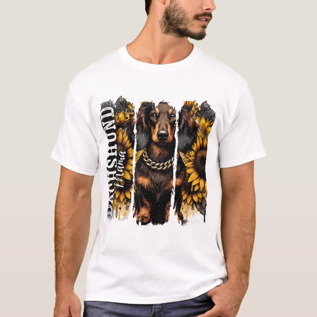 Camiseta Mamá Dachshund (Anverso)