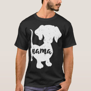Camiseta Mama Dachshund Dog Lover Fur Mom Mothers Day