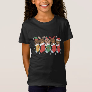 Camiseta Mamá Dachshund Navidad Regalo para Amantes de Perr