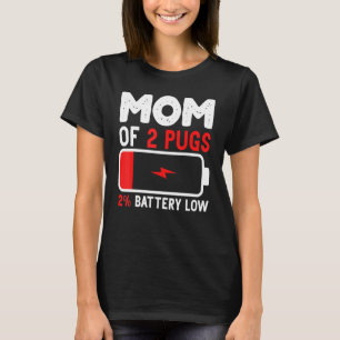 Camiseta Mamá De 2 Bichos Con Batería Baja Idea Mamá Para M