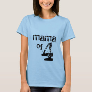 Camiseta mamá de 4