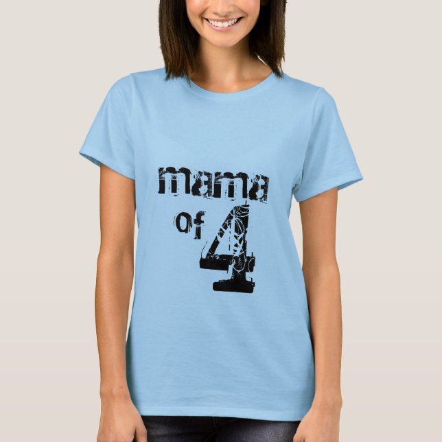 Camiseta mamá de 4 (Anverso)