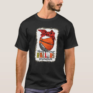 Camiseta Mamá de ambos Baloncesto Golf Ocupada Criando Balo