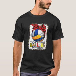 Camiseta Mamá De Ambos Golf De Voleibol Ocupados Cazando Ba