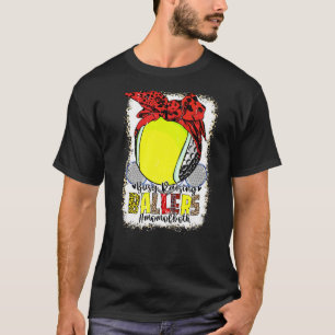 Camiseta Mamá De Ambos Golf Tenis Ocupados Cazando Ballers 