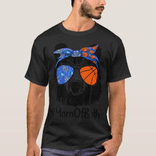 Camiseta Mamá De Ambos Mama Bear Basketball Mamá Saluda A M
