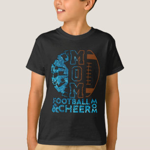 Camiseta Mamá de animadoras Cheer Footll de ambos desordena