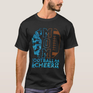 Camiseta Mamá de animadoras Cheer Footll de ambos desordena
