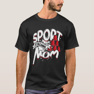 Camiseta Mamá de apilamiento deportivo Speed Stacker apilam