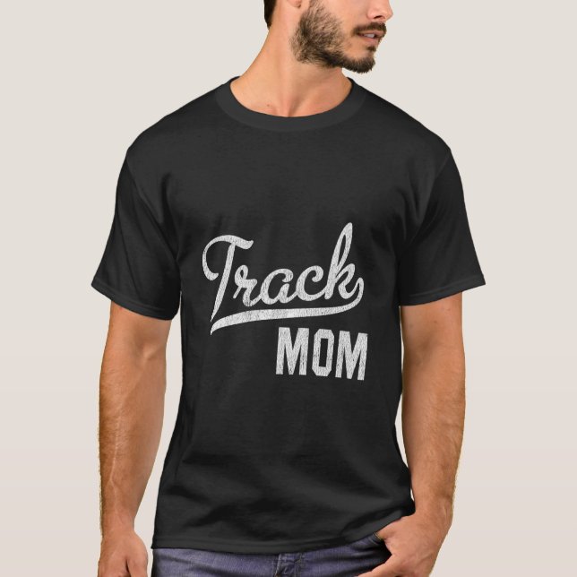 Camiseta Mamá de atletismo orgullosa (Anverso)