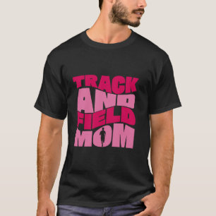 Camiseta Mamá de atletismo orgullosa mamá de pista corredor