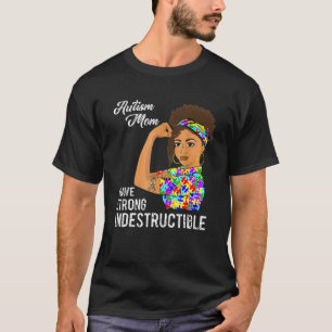 Camiseta Mamá de autismo indestructible cinta de rompecabez