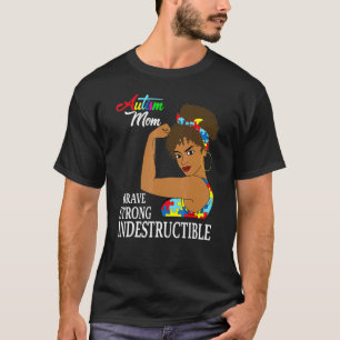 Camiseta Mamá de autismo indestructible cinta de rompecabez