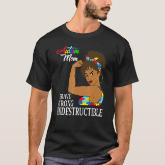 Camiseta Mamá de autismo indestructible cinta de rompecabez