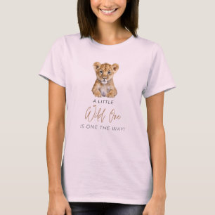 Camiseta Mamá de Baby Shower de animales de Safari para ser