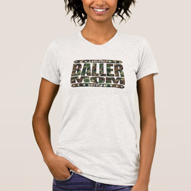 Camiseta MAMÁ de BALLER - soy diosa nacional del guerrero (Anverso)