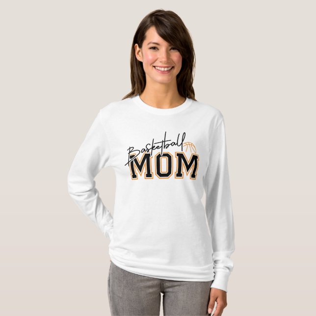 Camiseta Mamá de baloncesto (Anverso completo)