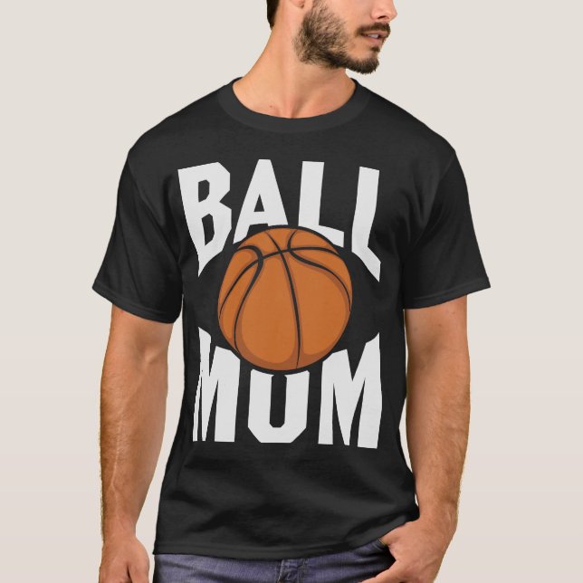 Camiseta Mamá de baloncesto (Anverso)