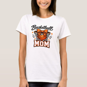 Camiseta Mamá de Baloncesto Cinta de Red de Baloncesto Arco