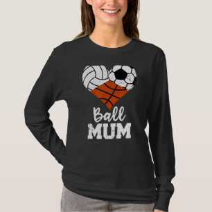 Camiseta Mamá de baloncesto de baloncesto de voleibol de Ma
