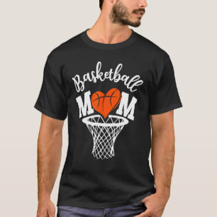 Camiseta Mamá de Baloncesto Lindo Leopardo Distressed Día d