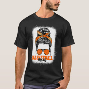 Camiseta Mamá de baloncesto malhumorada desordenada madre d