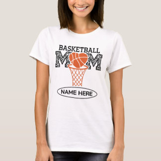 Camiseta Mamá de baloncesto personalizada