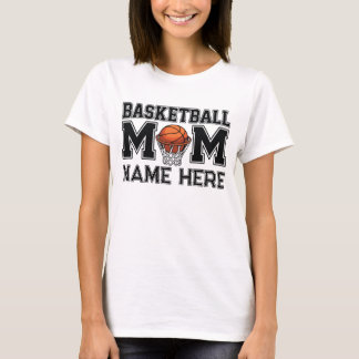 Camiseta Mamá de baloncesto personalizada