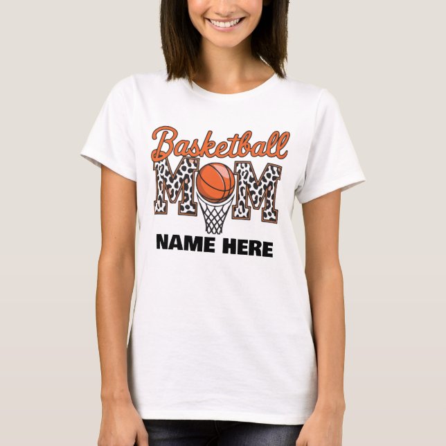Camiseta Mamá de baloncesto personalizada  (Anverso)