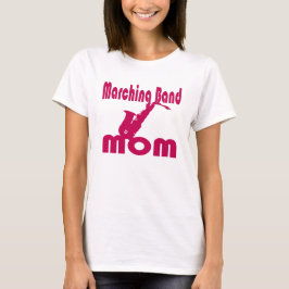 Camiseta Mamá de banda que marcha saxofón