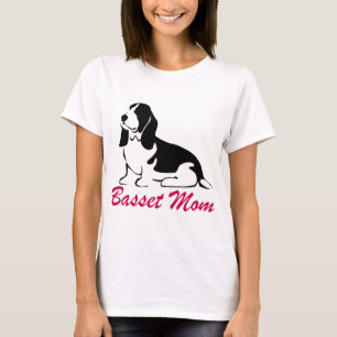 Camiseta Mamá de Basset Hound