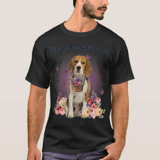 Camiseta Mamá de Beagle cute, feliz día del amor de la madr