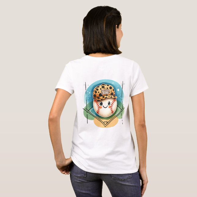 Camiseta MAMA de béisbol (Reverso completo)