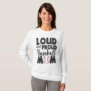 Camiseta Mamá de Béisbol