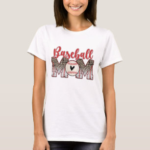 Camiseta Mamá de béisbol 