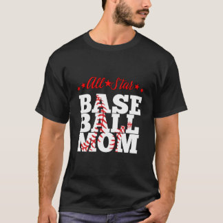 Camiseta Mamá de béisbol de todas las estrellas