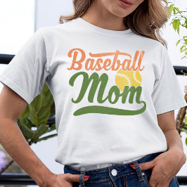 Camiseta Mamá De Béisbol, Regalo De Béisbol Para La Camiset