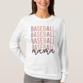 Camiseta Mama De Béisbol | Regalos de madres de béisbol