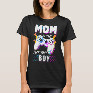 Camiseta Mamá De Birthday Boy Video Controller Birt