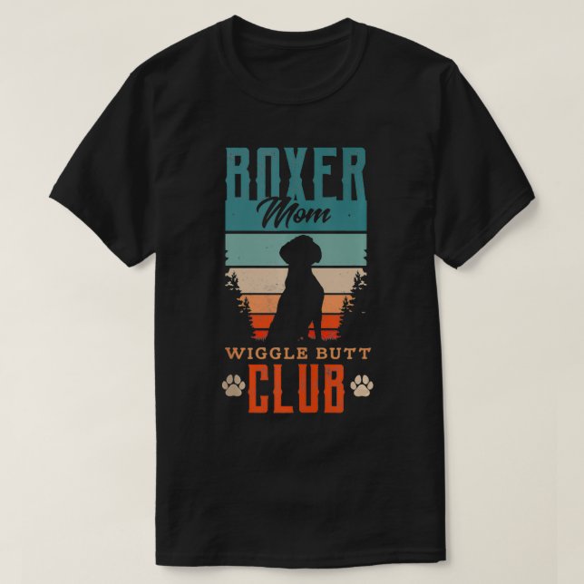 Camiseta Mamá de Boer menea un club para un perro amante de (Diseño del anverso)