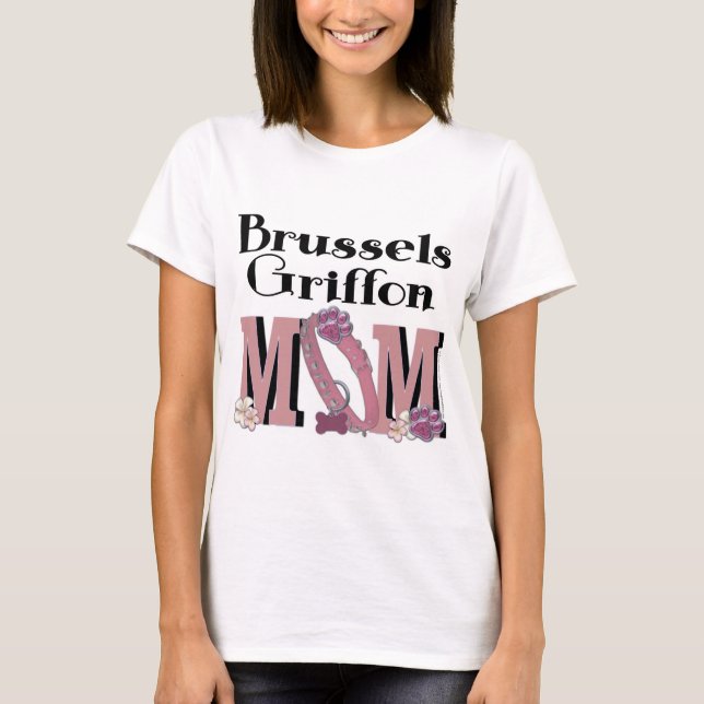 Camiseta MAMÁ de Bruselas Griffon (Anverso)