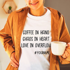 Camiseta Mamá de café Gracioso regalo de Día de la Madre li