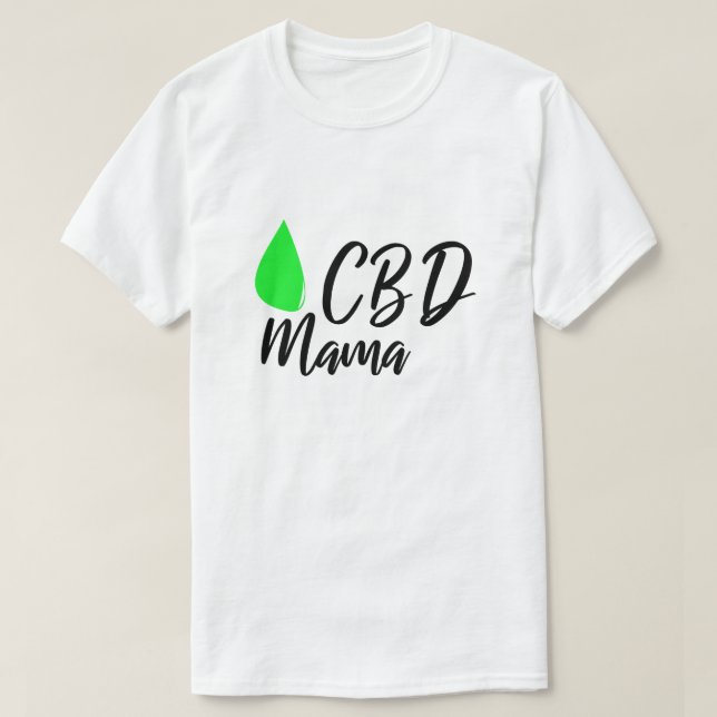 Camiseta Mamá de CBD - regalo de la promoción del márketing (Diseño del anverso)