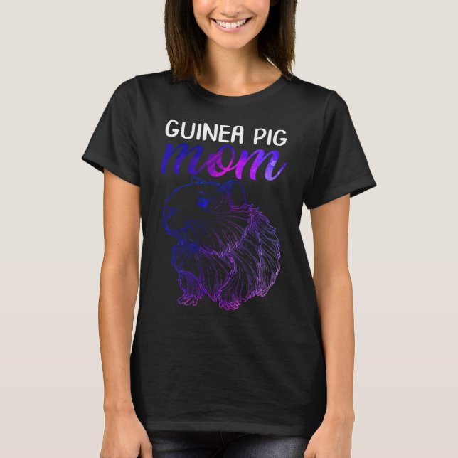 Camiseta Mamá de cerdo guineana cuece batata de furor Cavy  (Anverso)